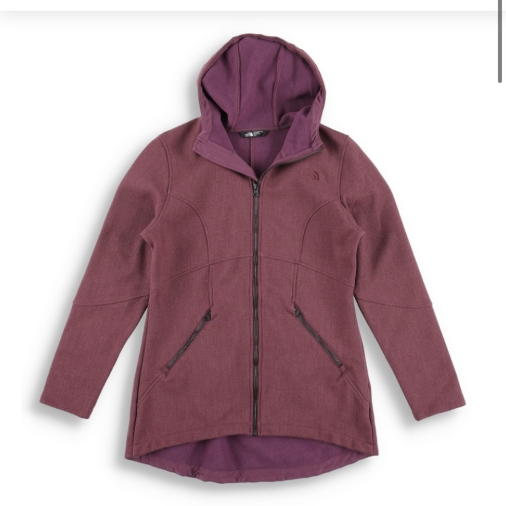 The north face Women's 200wt Cirrus Full Zip plum purple heather size medium​​